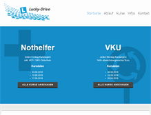 Tablet Screenshot of lucky-drive.ch